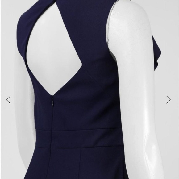 DECODE 1.8 - Sleeveless Long Dress. Navy. Size 12 - Picture 3 of 4